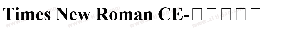 Times New Roman CE字体转换